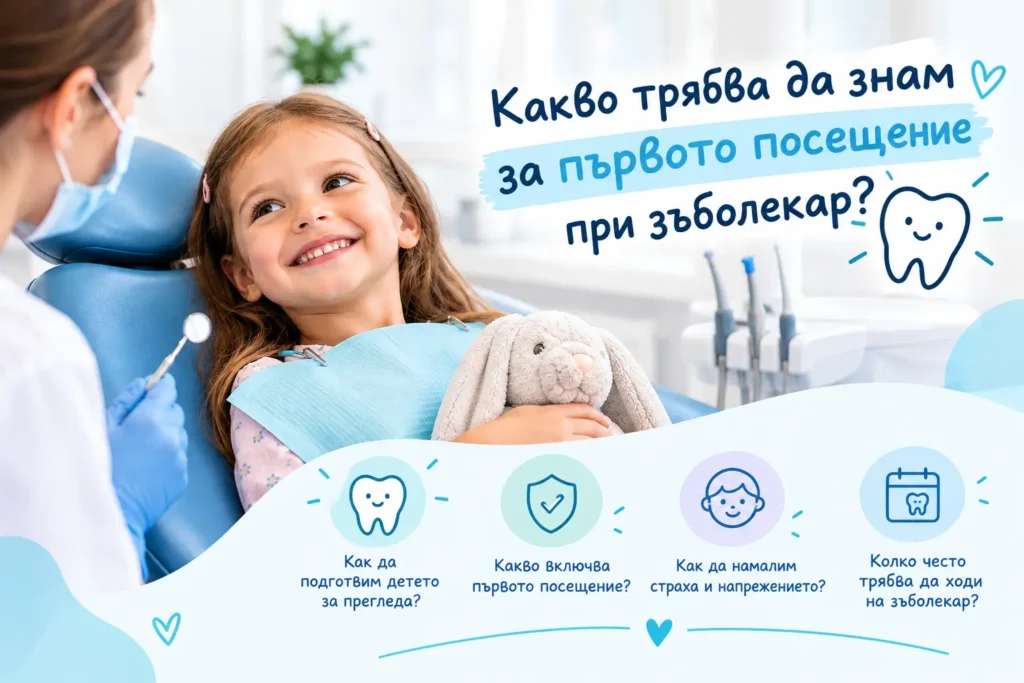 Първото посещение при зъболекар. Какво трябва да знаем?